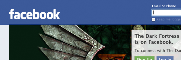 Dark Fortress Facebook