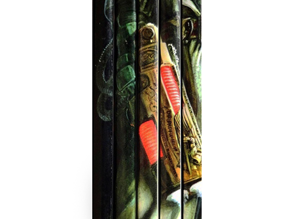 Four White Dwarf spines