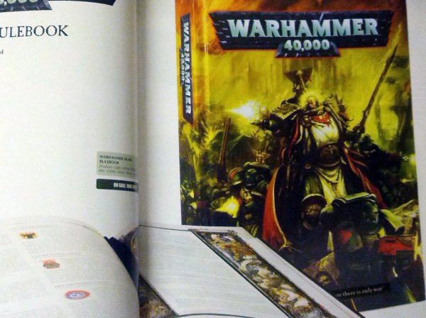DA on 6th Edition Rulebook cover