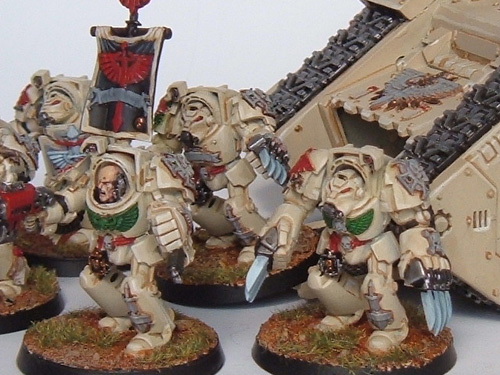 Deathwing squad and Land Raider
