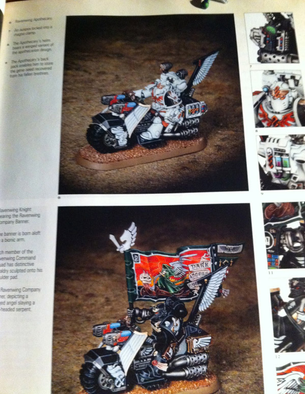 new RW Command Squad Apothecary and Standard Bearer models